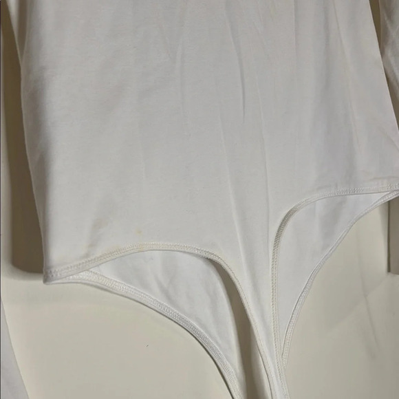 Abercrombie & Fitch Modal-Blend Collection White Bodysuit - Picture 6 of 8